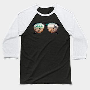 City landscape glasses Baseball T-Shirt